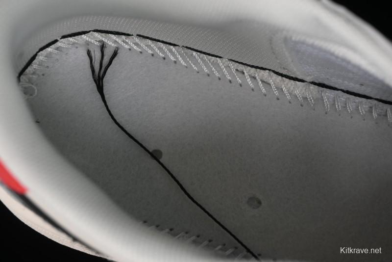 Nike Travis Scott x Fragment Design x Air Jordan 1 Low OG SP AJ1 Gucci Collaboration - Black Grey Pattern Low Top Casual Sneakers - XY2688-117