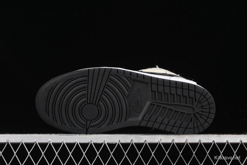 Nike Air Jordan 1 Low AJ1 Panda Prank Universe Exploration Custom Casual Sneakers - 553558-132