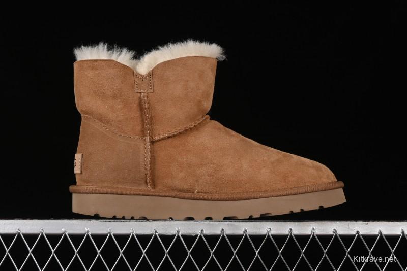 UGG Mini Bailey Button II Classic Short Boots with Wooden Button - 1016422