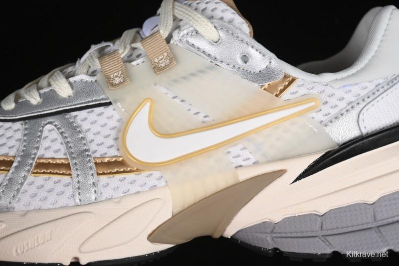 Nike V2K Runtekk 3XL Retro Low-Top Running Shoes with Shock Absorption and Anti-Slip Design - HJ7245-100