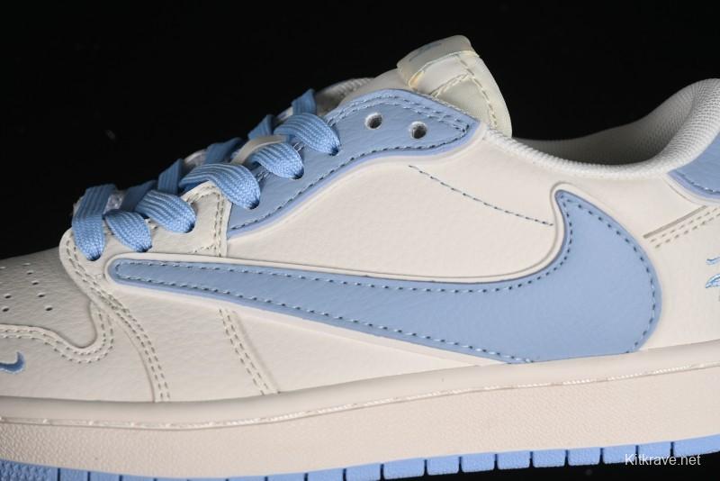 Nike Travis Scott x Fragment Design x Air Jordan 1 Low OG SP AJ1 Retro Sneakers - DM6688-609