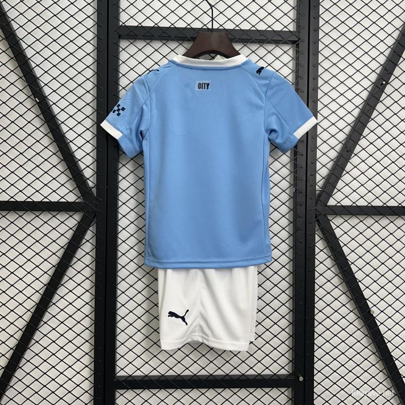25/26 Kids Manchester City Home Size 16-28 Jersey