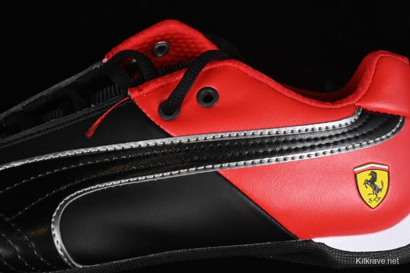 Puma Sparco Future Round Toe Lace-Up Low-Top Lifestyle Casual Shoes in Leather and Fabric - 307889-03