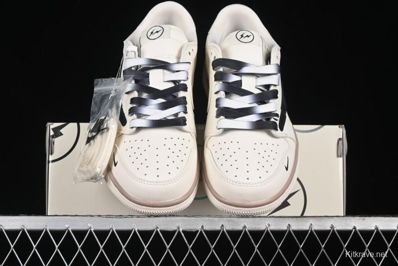 Nike Travis Scott x Fragment Design x Air Jordan 1 Low OG SP AJ1 Sneakers - CF3688-018