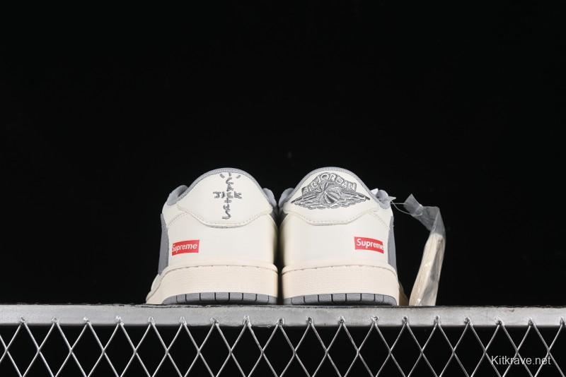 Nike Travis Scott x Fragment Design x Air Jordan 1 Low OG SP AJ1 Supreme Collaboration - XZ1168-003