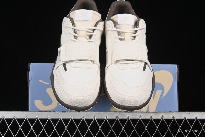 Nike Travis Scott x Shark-A-Don "Sail" Lifestyle Low-Top Sneakers - HQ3061-101