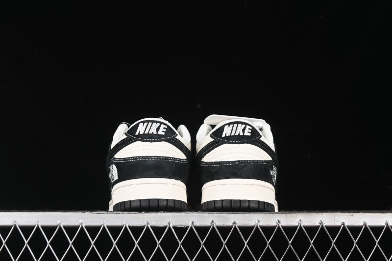 Nike SB Dunk Low The North Face Collaboration - Black Pig Eight Black Hook Anniversary High-End Custom Low-Top Casual Sneakers - SJ1089-011