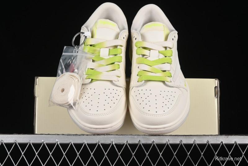 Nike Travis Scott x Fragment Design x Air Jordan 1 Low OG SP AJ1 Supreme Collaboration - BB2299-811