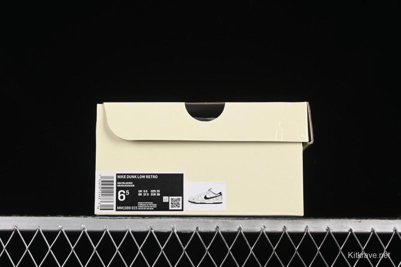Nike SB Dunk Low KAWS Series - Grey White Black Swoosh Anniversary High-End Custom Low-Top Casual Skate Shoes - MM1089-015