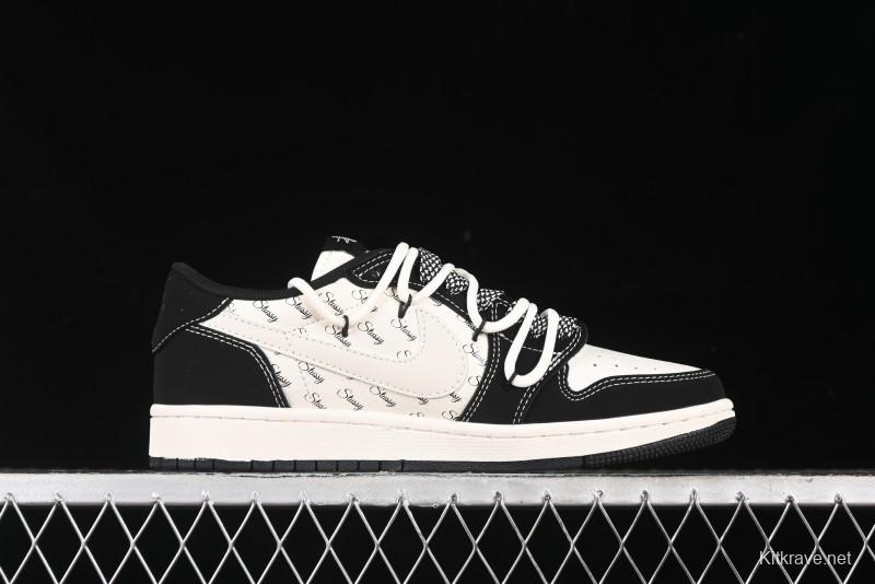 Nike Travis Scott x Fragment Design x Air Jordan 1 Low OG SP AJ1 Sneakers - SJ0086-131