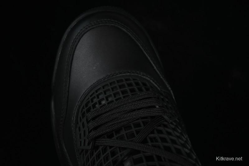 Nike Air Jordan 4 Retro Basketball Shoes with Mesh Design - FV7251-001