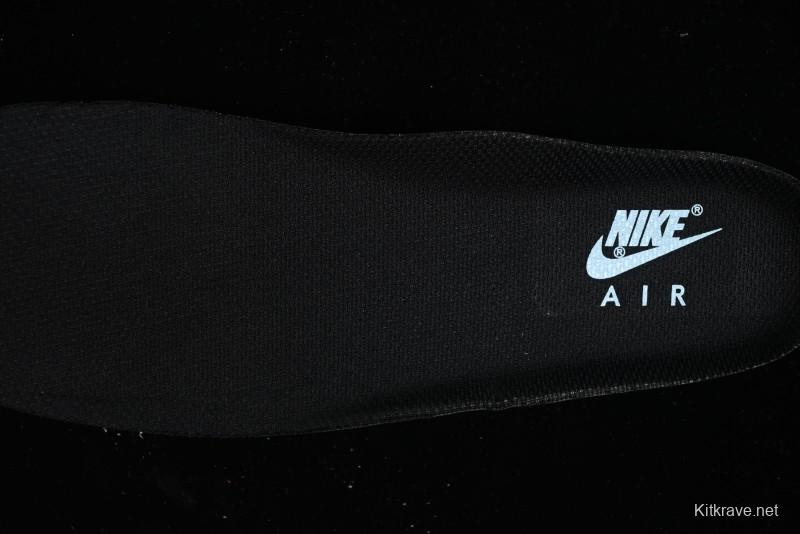 Nike Air Force 1 '07 Low Stussy Collaboration - Black Tiffany Low-Top Casual Sneakers - KK1988-008