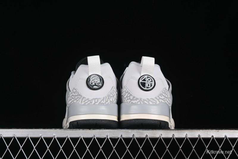 Nike Jordan Spizike Low AJ Hybrid Element All Black Crackle Color Casual Sneakers - HQ1191-011