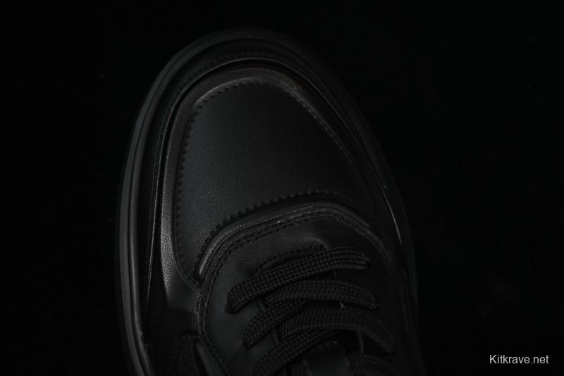 Ecco Street ACE Series Autumn New Retro Fashion Genuine Leather Platform Casual Sneakers - 63336101001