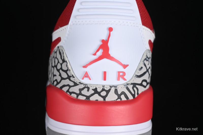 Nike Air Jordan Legacy AJ312 Low Sneakers with Triple Strap Design - FQ7827-106