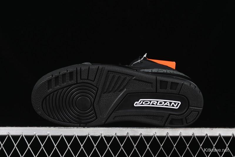 Nike Air Jordan 3 Retro Basketball Shoes in Midnight Black - CT8532-001