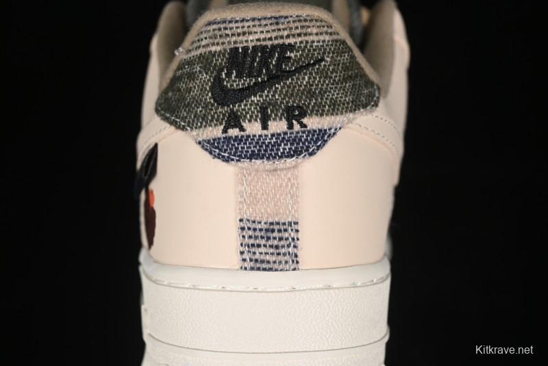 Nike Air Force 1 '07 Low Farting Bear Casual Sneakers - CW2289-230