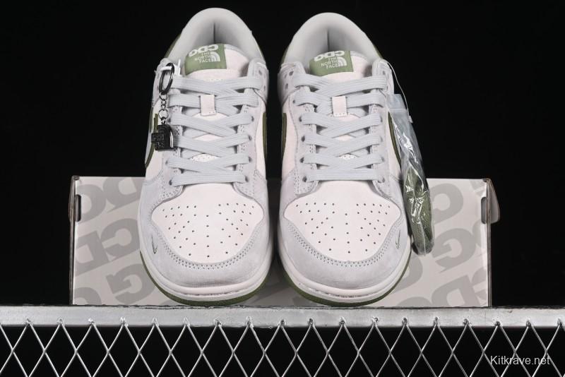 Nike Dunk Low The North Face CDG Collaboration - Green Label SB Low-Top Skate Shoes - DQ1098-397