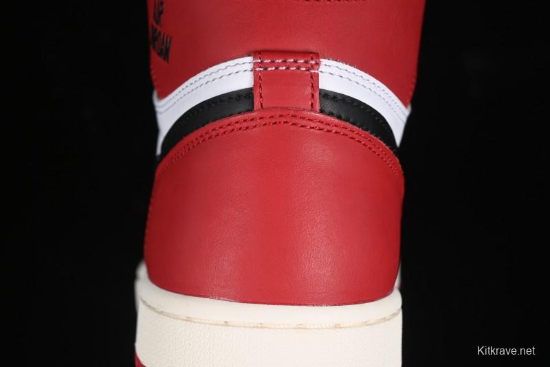 Nike Air Jordan 1 High OG Black Toe Reimagined Basketball Shoes - DZ5485-106