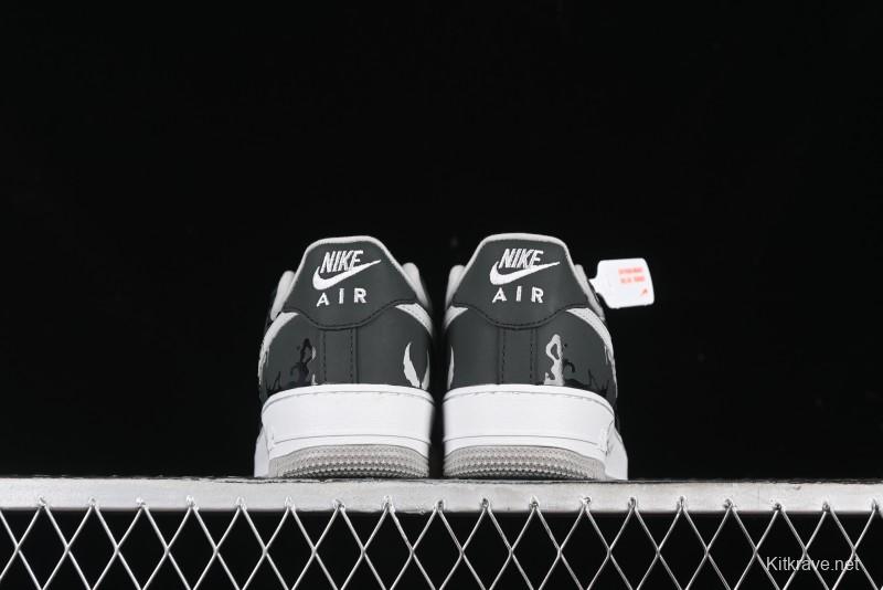 Nike Air Force 1 '07 Low "Venom Ⅱ" Marvel Series Casual Sneakers - CW6718-777