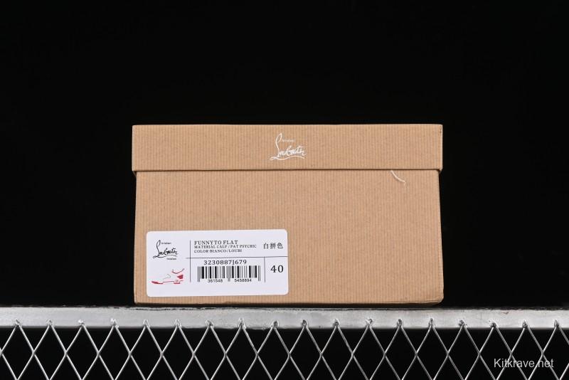 Christian Louboutin Astroloubi Comfortable Fashion Low-Top Sneakers White Red - X.D4