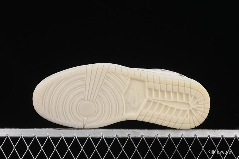 Nike Travis Scott x Fragment Design x Air Jordan 1 Low OG SP AJ1 Supreme Collaboration - CH6336-011