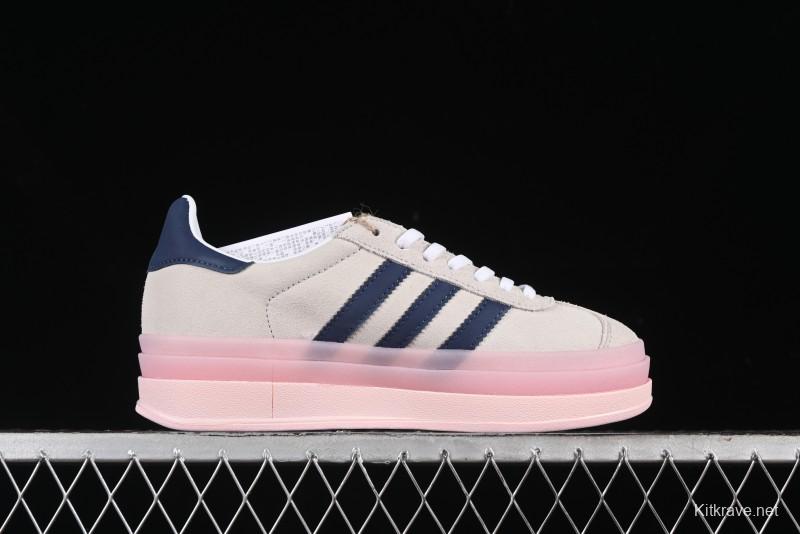 Adidas Originals Gazelle Bold IE6508 Low-Top Sneakers with Thick Sole for Casual Wear, Non-Slip and Durable - IE6508