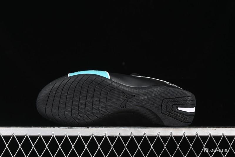 Puma Sparco Future Round Toe Lace-Up Leather Fabric Low-Top Lifestyle Casual Shoes - 308155-01