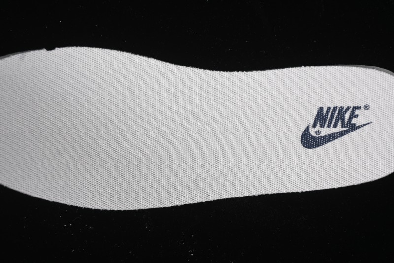 Nike SB Dunk Low Anniversary Premium Custom Low-Top Casual Skate Shoes in Off-White with Navy Blue Swoosh - SJ1089-004