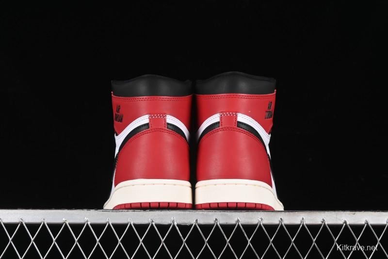 Nike Air Jordan 1 High OG Black Toe Reimagined Basketball Shoes - DZ5485-106