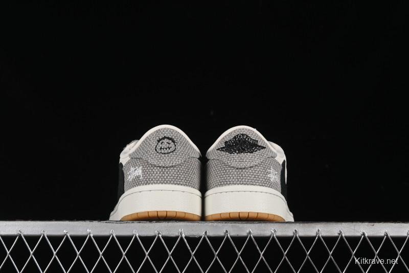 Nike Travis Scott x Fragment Design x Air Jordan 1 Low OG SP AJ1 Sneakers - JH6089-006