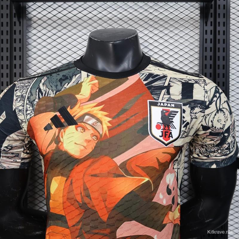 Player Version 2025 Japan Multi-Color with Naruto Anime Character Jersey