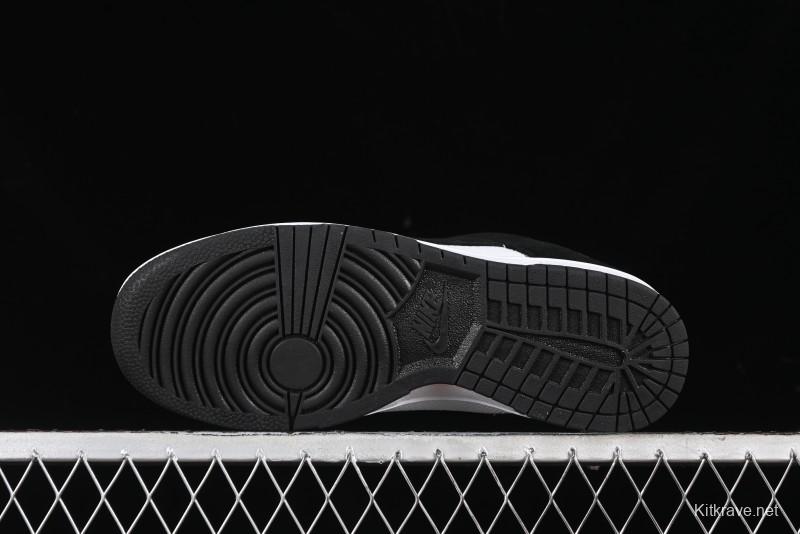 Nike Dunk Low Suede Panda Casual Sneakers - FQ8249-100