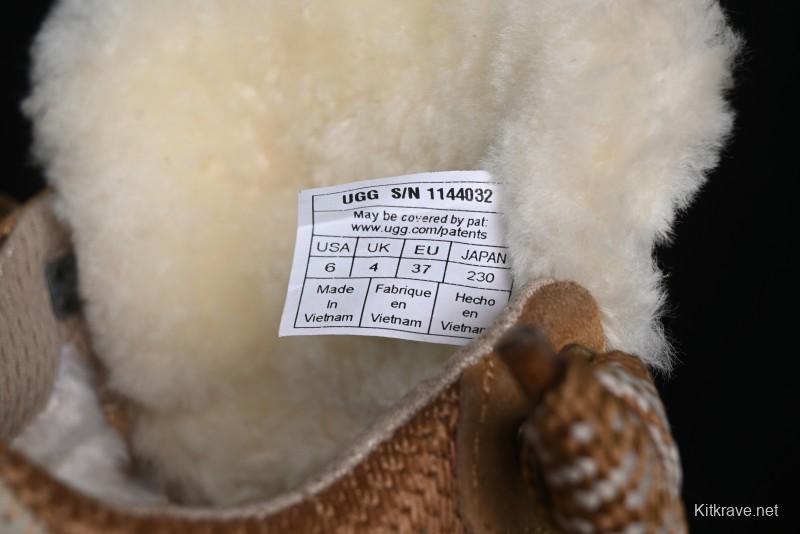 UGG Classic Ultra Mini Mel Dual Color Lace-Up Low-Top Casual Shoes - 1144032