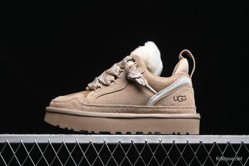 UGG Classic Ultra Mini Mel Two-Tone Lace-Up Low-Top Casual Shoes - 1144032