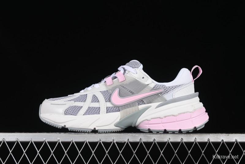 Nike V2K Runtekk 3XL Retro Low-Top Running Shoes with Shock Absorption and Anti-Slip Design - HQ4046-001