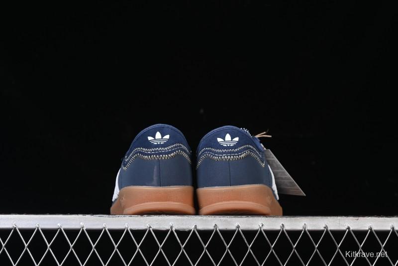 Adidas Clot x Originals Gazelle Indoor Retro Casual Slip-Resistant Wear-Resistant Low-Top Sneakers - IH3725