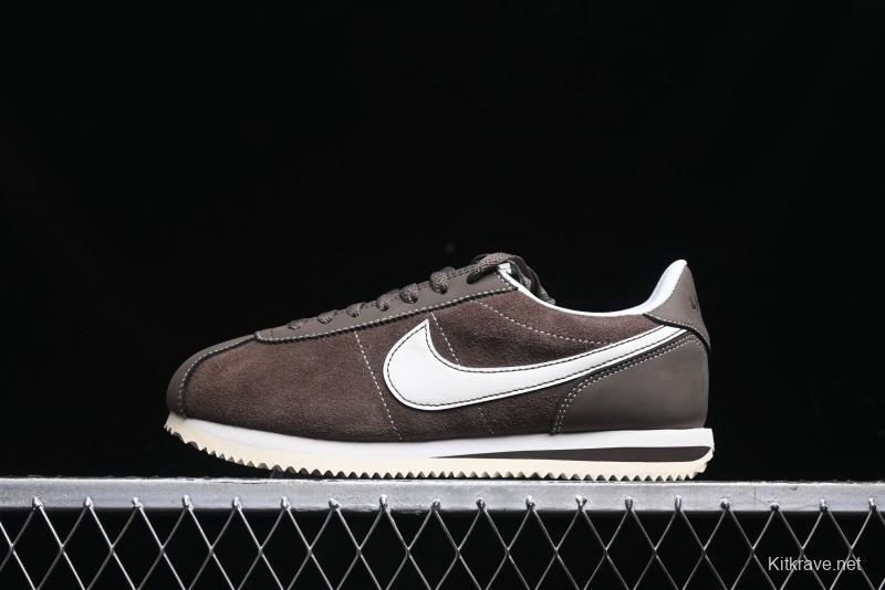 Nike Classic Cortez Leather Retro Running Shoes - FQ8144-237