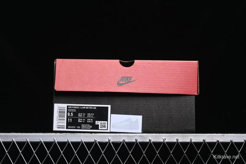 Nike Air Force 1 '07 Low Casual Sneakers with Full-Length Air Cushion - IB4025-100