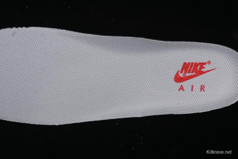 Nike Air Force 1 '07 Low Supreme Casual Sneakers in White/Red - DF0188-011