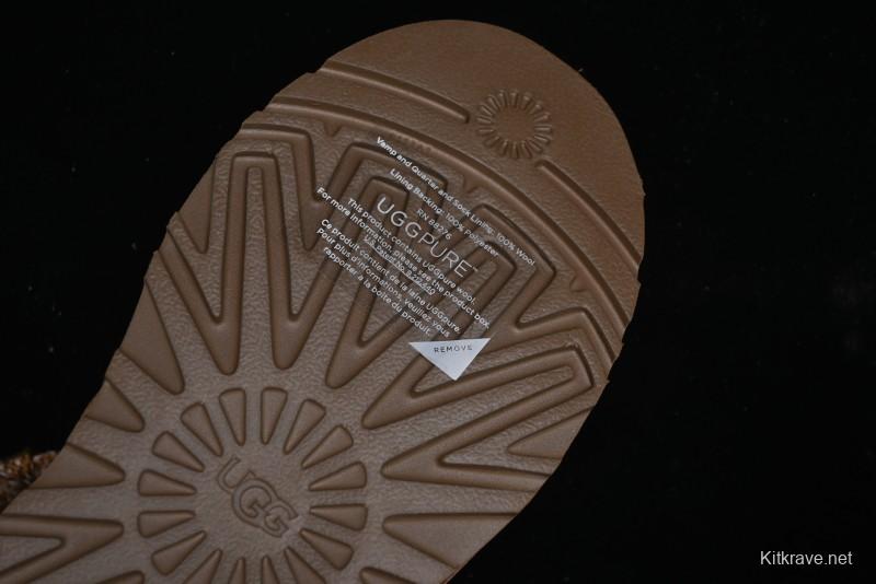 UGG Classic Ultra Mini Mel Dual Color Lace-Up Low-Top Casual Shoes - 1144032