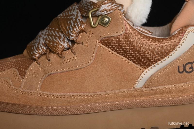 UGG Classic Ultra Mini Mel Dual Color Lace-Up Low-Top Casual Shoes - 1144032