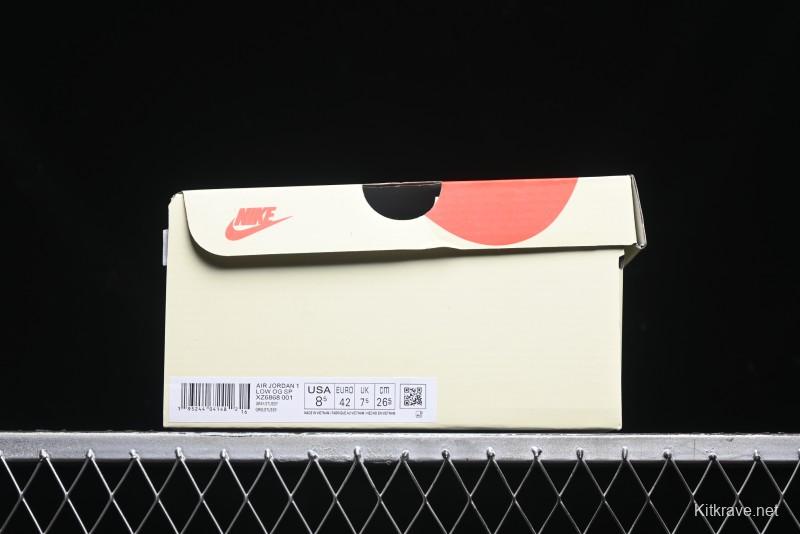 Nike Travis Scott x Fragment Design x Air Jordan 1 Low OG SP AJ1 Retro Sneakers - XZ6868-001