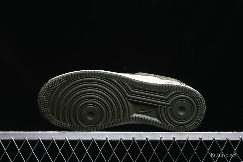 Nike Air Force 1 '07 Low Bape Collaboration - Jungle Camouflage Low-Top Casual Sneakers - CH6336-509