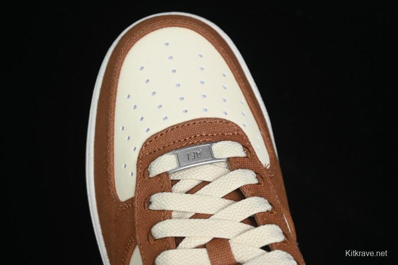 Nike Air Force 1 '07 Low Casual Sneakers with Full-Length Air Cushion - FQ8713-200