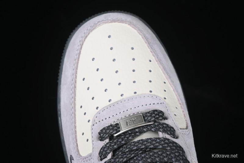 Nike Air Force 1 '07 Low Stussy Collaboration Beige Grey Jade Sole Low-Top Casual Sneakers - XZ6188-196