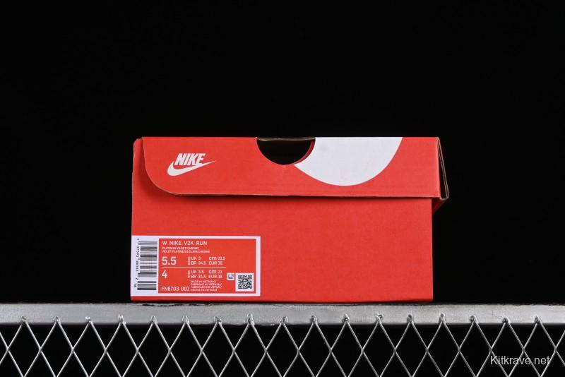 Nike V2K Runtekk 3XL Cushioned Anti-Slip Retro Low-Top Running Shoes - FN6703-001