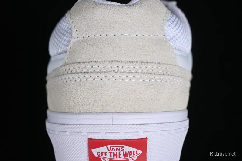 Vans Caldrone Chunky Retro Sneakers in White with Enhanced Cushioning - VN0007P9WHT