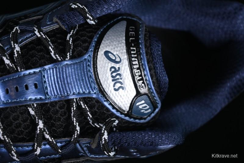 Asics Gel-Nimbus 10.1 Retro Breathable Casual Shoes with Cushioning for Men - 1203A543-002