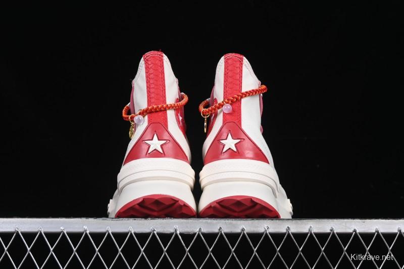 Converse Legacy Run Star Snake Year Limited Edition Platform Sneakers with Cushioned Sole - A13346C